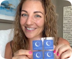 User holding patches